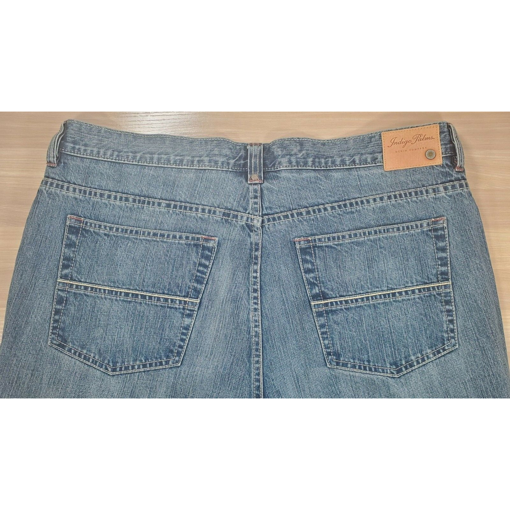 Indigo Palms Bootcut Jeans Mens Blue Medium Wash Denim Measured 40x31